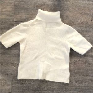 Angora cropped sweater